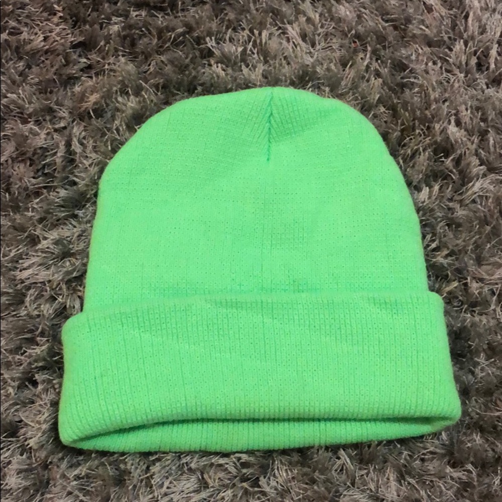 Lime beanie